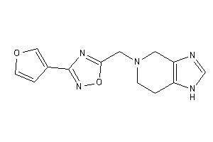 3-(3-furyl)-5-(1,4,6,7-tetrahydroimidazo[4,5-c]pyridin-5-ylmethyl)-1,2,4-oxadiazole