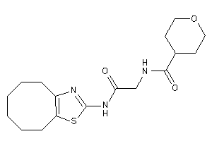 N-[2-(4,5,6,7,8,9-hexahydrocycloocta[d]thiazol-2-ylamino)-2-keto-ethyl]tetrahydropyran-4-carboxamide