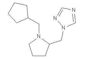 1-[[1-(cyclopentylmethyl)pyrrolidin-2-yl]methyl]-1,2,4-triazole