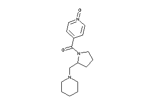 (1-keto-4-pyridyl)-[2-(piperidinomethyl)pyrrolidino]methanone