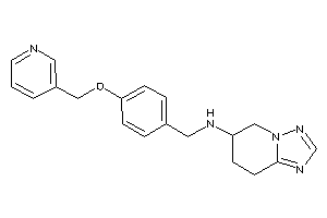 [4-(3-pyridylmethoxy)benzyl]-(5,6,7,8-tetrahydro-[1,2,4]triazolo[1,5-a]pyridin-6-yl)amine