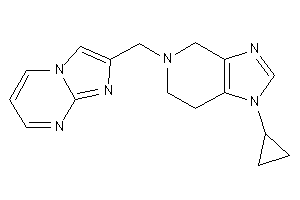 2-[(1-cyclopropyl-6,7-dihydro-4H-imidazo[4,5-c]pyridin-5-yl)methyl]imidazo[1,2-a]pyrimidine