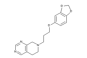 7-[3-(1,3-benzodioxol-5-yloxy)propyl]-6,8-dihydro-5H-pyrido[3,4-d]pyrimidine