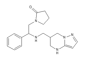 1-[2-phenyl-2-(4,5,6,7-tetrahydropyrazolo[1,5-a]pyrimidin-6-ylmethylamino)ethyl]-2-pyrrolidone