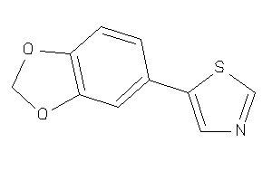 5-(1,3-benzodioxol-5-yl)thiazole