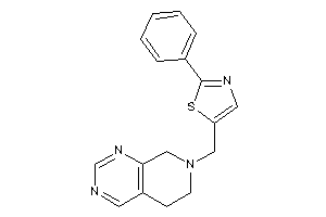 5-(6,8-dihydro-5H-pyrido[3,4-d]pyrimidin-7-ylmethyl)-2-phenyl-thiazole