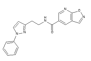 N-[2-(1-phenylpyrazol-3-yl)ethyl]isoxazolo[5,4-b]pyridine-5-carboxamide