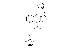 3-(2-furfurylidene)-1,2-dihydrocyclopenta[b]quinoline-9-carboxylic Acid [2-keto-2-(1H-pyrrol-2-yl)ethyl] Ester