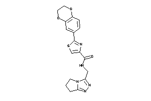 2-(2,3-dihydro-1,4-benzodioxin-6-yl)-N-(6,7-dihydro-5H-pyrrolo[2,1-c][1,2,4]triazol-3-ylmethyl)thiazole-4-carboxamide