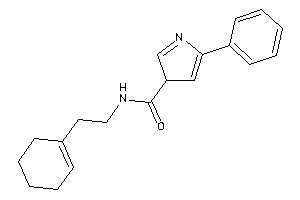 N-(2-cyclohexen-1-ylethyl)-5-phenyl-3H-pyrrole-3-carboxamide