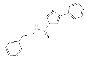 N-phenethyl-5-phenyl-3H-pyrrole-3-carboxamide