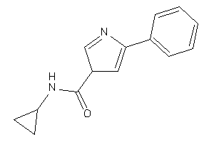 Image of N-cyclopropyl-5-phenyl-3H-pyrrole-3-carboxamide