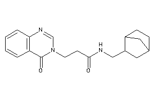 3-(4-ketoquinazolin-3-yl)-N-(2-norbornylmethyl)propionamide