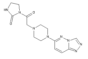 1-[2-[4-([1,2,4]triazolo[3,4-f]pyridazin-6-yl)piperazino]acetyl]-2-imidazolidinone