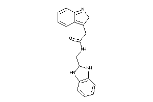 N-(2,3-dihydro-1H-benzimidazol-2-ylmethyl)-2-(2H-indol-3-yl)acetamide