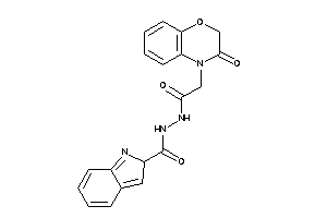 N'-[2-(3-keto-1,4-benzoxazin-4-yl)acetyl]-2H-indole-2-carbohydrazide