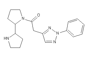 2-(2-phenyltriazol-4-yl)-1-(2-pyrrolidin-2-ylpyrrolidino)ethanone