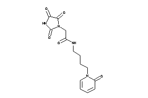 N-[4-(2-keto-1-pyridyl)butyl]-2-(2,4,5-triketoimidazolidin-1-yl)acetamide