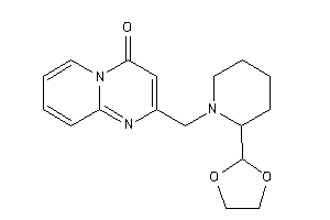 2-[[2-(1,3-dioxolan-2-yl)piperidino]methyl]pyrido[1,2-a]pyrimidin-4-one