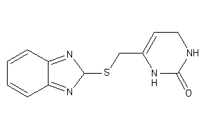 6-[(2H-benzimidazol-2-ylthio)methyl]-3,4-dihydro-1H-pyrimidin-2-one