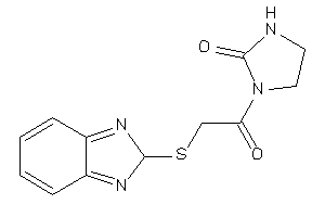 1-[2-(2H-benzimidazol-2-ylthio)acetyl]-2-imidazolidinone