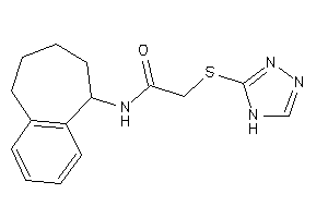 N-(6,7,8,9-tetrahydro-5H-benzocyclohepten-9-yl)-2-(4H-1,2,4-triazol-3-ylthio)acetamide