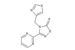 3-(2-pyrimidyl)-4-(thiazol-4-ylmethyl)-1,2,4-oxadiazol-5-one