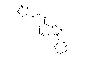 5-[2-keto-2-(3H-pyrrol-3-yl)ethyl]-1-phenyl-2,7a-dihydropyrazolo[3,4-d]pyrimidin-4-one