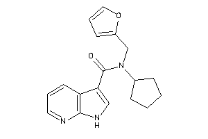 N-cyclopentyl-N-(2-furfuryl)-1H-pyrrolo[2,3-b]pyridine-3-carboxamide