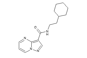 N-(2-cyclohexylethyl)pyrazolo[1,5-a]pyrimidine-3-carboxamide