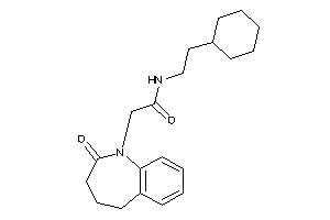 Image of N-(2-cyclohexylethyl)-2-(2-keto-4,5-dihydro-3H-1-benzazepin-1-yl)acetamide