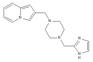 2-[[4-(1H-imidazol-2-ylmethyl)piperazino]methyl]indolizine