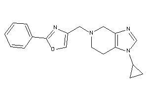 4-[(1-cyclopropyl-6,7-dihydro-4H-imidazo[4,5-c]pyridin-5-yl)methyl]-2-phenyl-oxazole