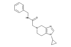 N-benzyl-2-(1-cyclopropyl-6,7-dihydro-4H-imidazo[4,5-c]pyridin-5-yl)acetamide