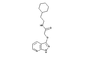 N-(2-cyclohexylethyl)-2-(1H-pyrazolo[3,4-b]pyridin-3-yloxy)acetamide