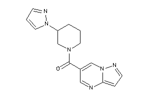 Pyrazolo[1,5-a]pyrimidin-6-yl-(3-pyrazol-1-ylpiperidino)methanone