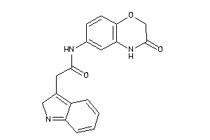 2-(2H-indol-3-yl)-N-(3-keto-4H-1,4-benzoxazin-6-yl)acetamide