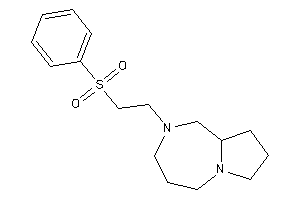 2-(2-besylethyl)-1,3,4,5,7,8,9,9a-octahydropyrrolo[1,2-a][1,4]diazepine