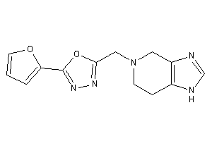 2-(2-furyl)-5-(1,4,6,7-tetrahydroimidazo[4,5-c]pyridin-5-ylmethyl)-1,3,4-oxadiazole