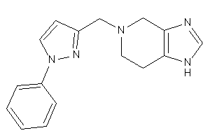 5-[(1-phenylpyrazol-3-yl)methyl]-1,4,6,7-tetrahydroimidazo[4,5-c]pyridine