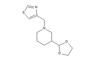 4-[[3-(1,3-dioxolan-2-yl)piperidino]methyl]thiazole