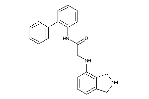 2-(isoindolin-4-ylamino)-N-(2-phenylphenyl)acetamide