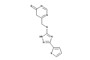 Image of 6-[[[3-(2-thienyl)-1H-1,2,4-triazol-5-yl]thio]methyl]-5H-pyrimidin-4-one