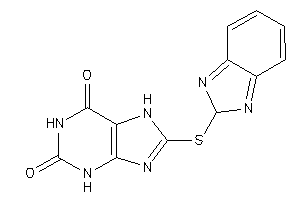 8-(2H-benzimidazol-2-ylthio)-7H-xanthine