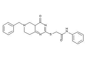 2-[(6-benzyl-4-keto-4a,5,7,8-tetrahydropyrido[4,3-d]pyrimidin-2-yl)thio]-N-phenyl-acetamide