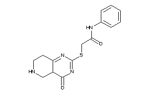 2-[(4-keto-5,6,7,8-tetrahydro-4aH-pyrido[4,3-d]pyrimidin-2-yl)thio]-N-phenyl-acetamide