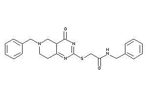 N-benzyl-2-[(6-benzyl-4-keto-4a,5,7,8-tetrahydropyrido[4,3-d]pyrimidin-2-yl)thio]acetamide