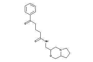 Image of N-(3,4,6,7,8,8a-hexahydro-1H-pyrrolo[2,1-c][1,4]oxazin-3-ylmethyl)-5-keto-5-phenyl-valeramide