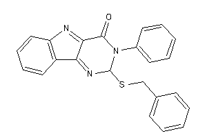 2-(benzylthio)-3-phenyl-2H-pyrimido[5,4-b]indol-4-one