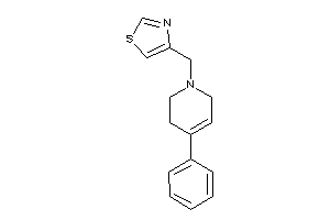 4-[(4-phenyl-3,6-dihydro-2H-pyridin-1-yl)methyl]thiazole